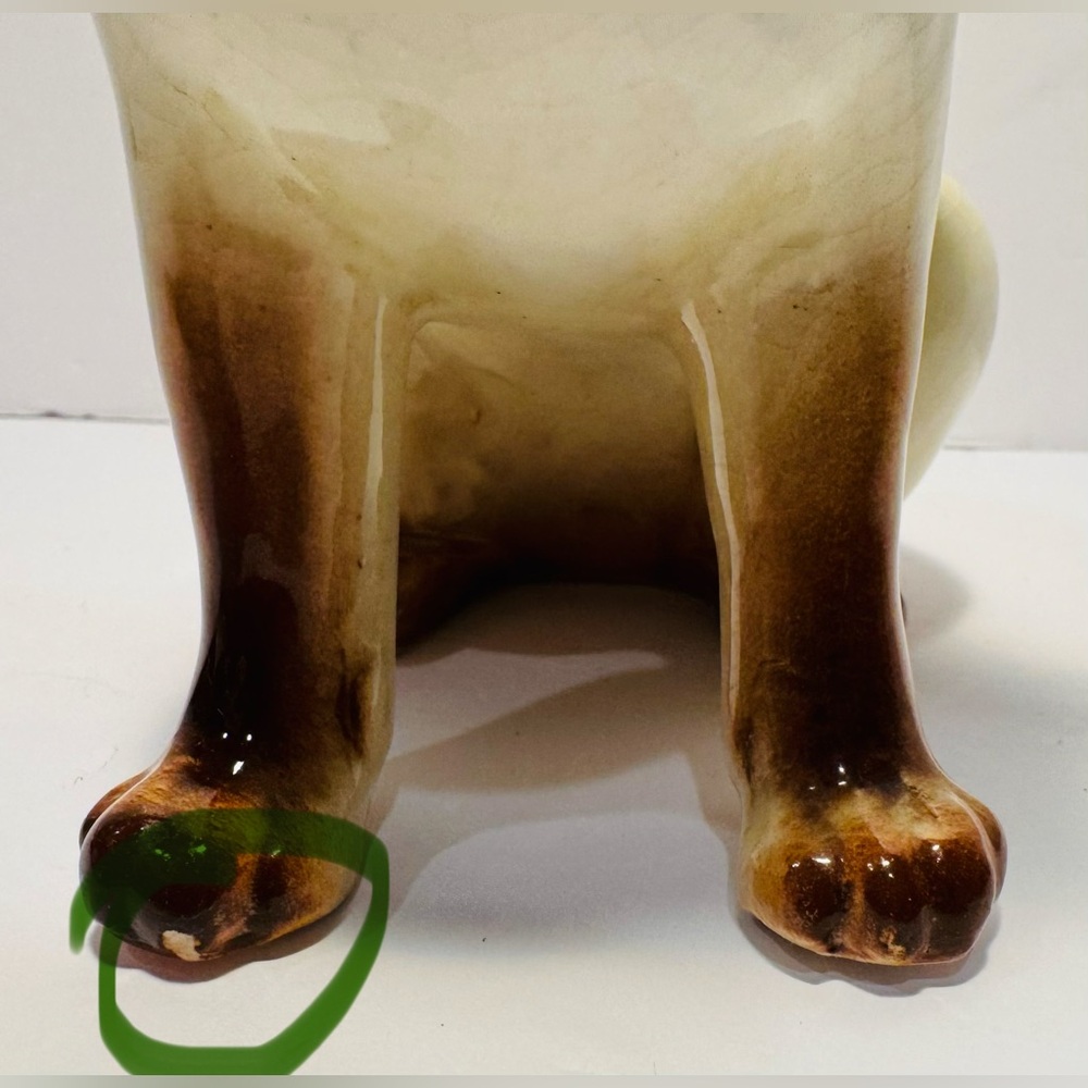 MCM Vintage Ceramic Standing Siamese Cat Figurine - Picture 16 of 16